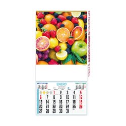 Calendario De Pared Mensual Notas Laminas De Serie