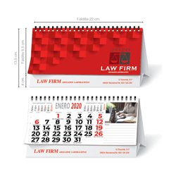 Calendario Sobremesa Wire-O 7 Hojas