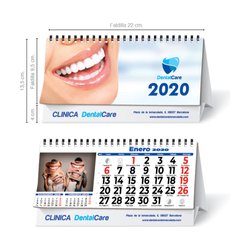 Calendario Sobremesa Wire-O 13 Hojas