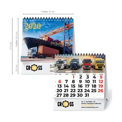 Calendario Sobremesa  Wire-O 7 Hojas