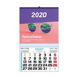 Calendario De Pared Faldilla Mensual