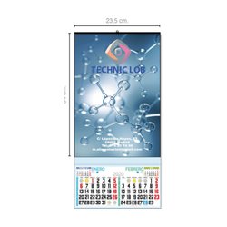 Calendario De Pared Faldilla Bimensual