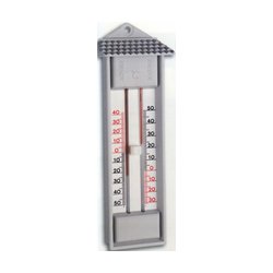 Termómetro Máxima/Mínima 50º automático gris - SIN MERCURIO