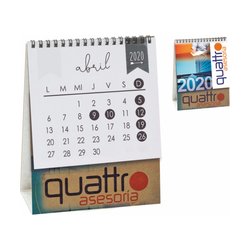 Calendario Sobremesa Wire-O Base Papel Kraft