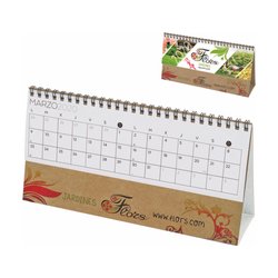 Calendario Sobremesa Wire-O Base Papel Kraft