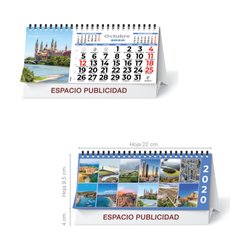 Calendario Sobremesa Wire-O 7 Hojas De Serie