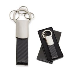 Llavero Metálico Carbón Fiber