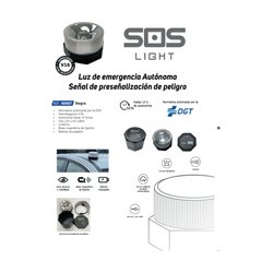 Baliza de señalización negra