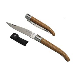 Navaja laguiole mango madera con funda